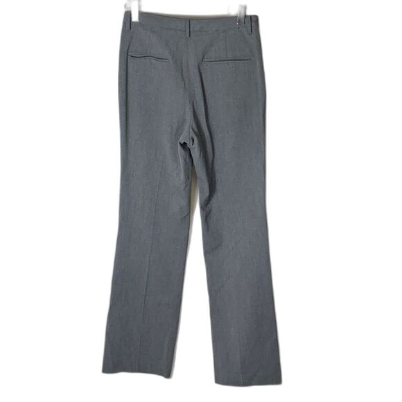Banana Republic Harrison Gray Stretch High Rise Straight Leg Dress Pants Size 6 - Picture 4 of 13